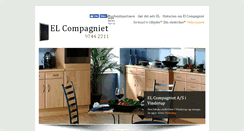 Desktop Screenshot of elcompagniet.dk